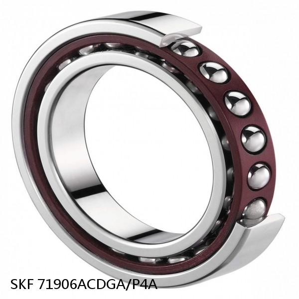 71906ACDGA/P4A SKF Super Precision,Super Precision Bearings,Super Precision Angular Contact,71900 Series,25 Degree Contact Angle #1 image